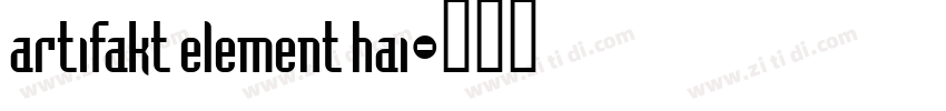 artifakt element hai字体转换